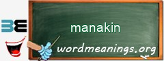 WordMeaning blackboard for manakin